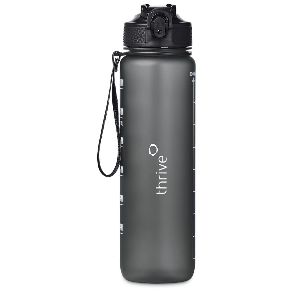 Neptune Plastic Water Bottle - 1 Litre BLACK - Bottles,Ideas for Fitness,Drinkware