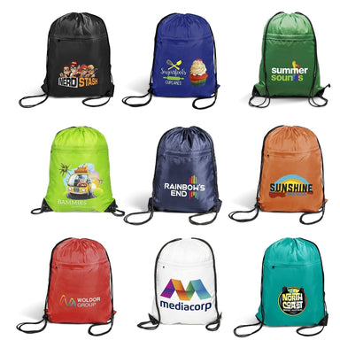 Northstar Drawstring Bag-Black-BL