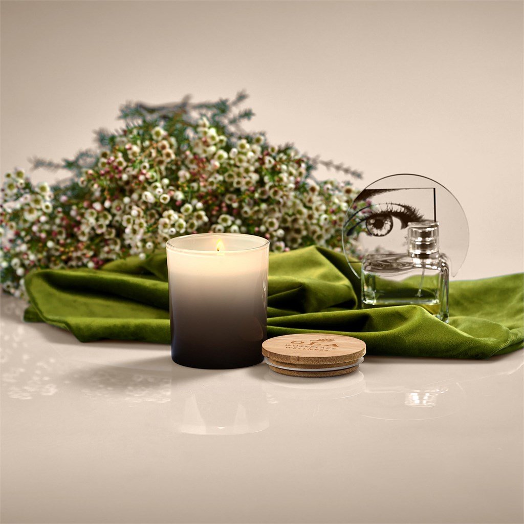 Ombre Scented Candle BLACK - Kitchen,Pamper Gifts,Glamorous Ideas,Personal Care And Pamper