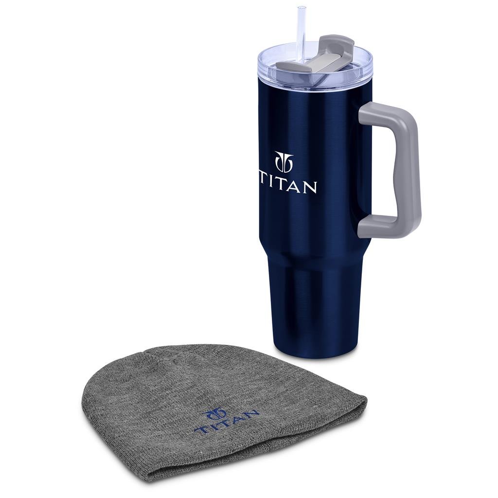 Ontario Winter Gift Set NAVY - Sets,Headwear Sets,Winter Sets