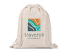 Okiyo Orei Cotton Drawstring Bag-Natural-NT