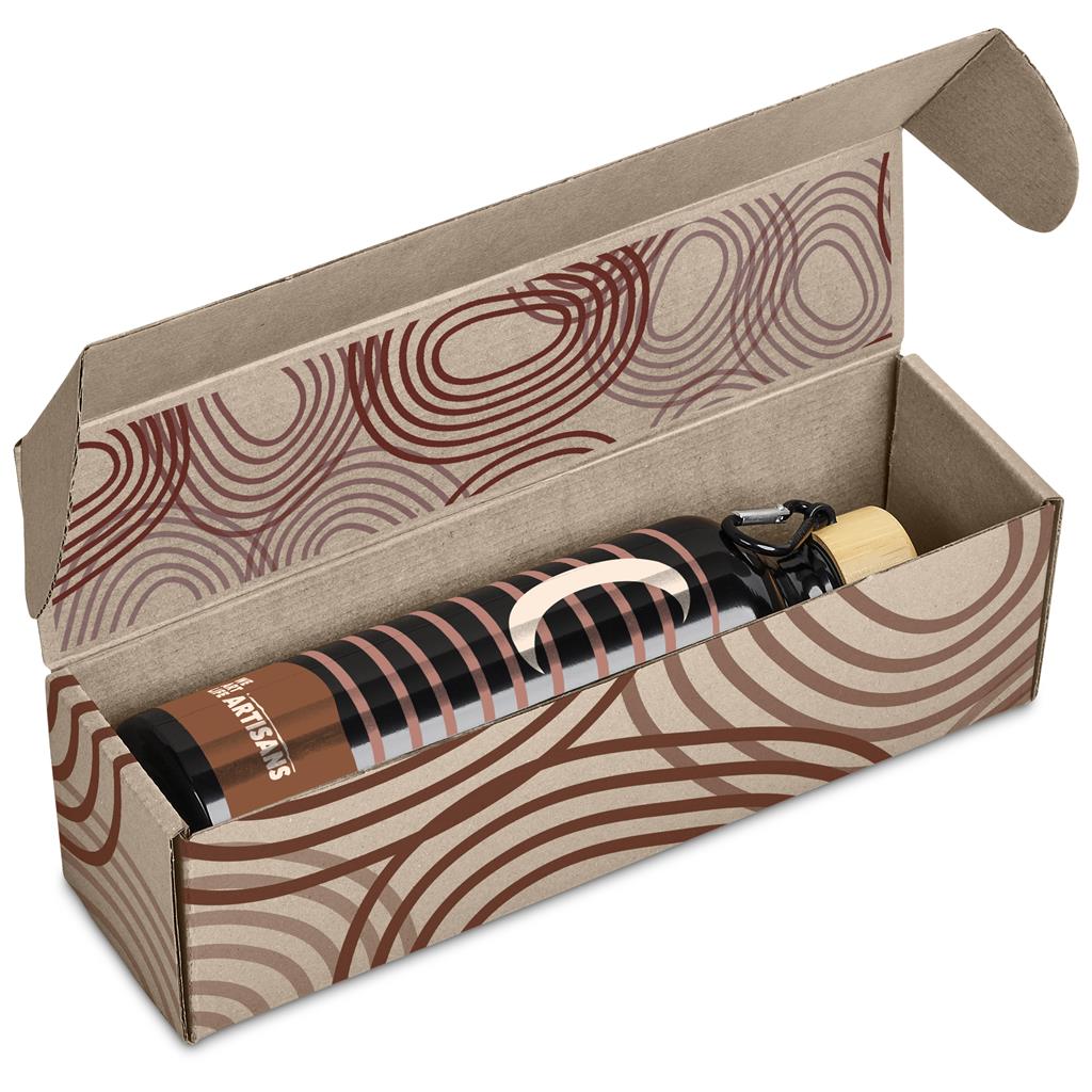 Origen Bottle in Bianca Custom Gift Box BLACK - Bottles Flasks And Tall Tumblers In Boxes,Custom Packaging