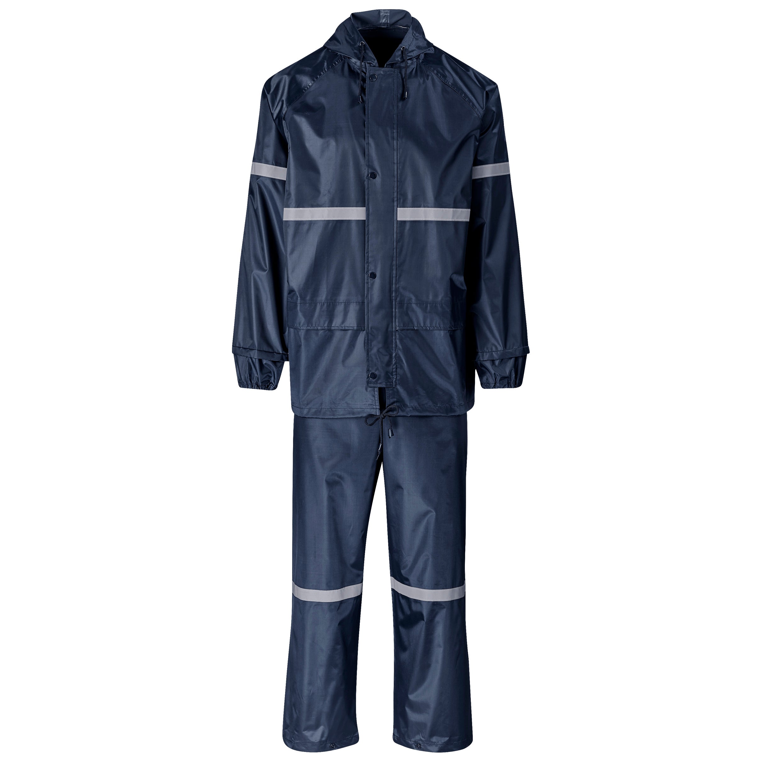 Outdoor Hi-Viz Reflective Polyester/PVC Rainsuit
