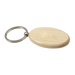 Oval Wooden Keychain Brown / STD / Regular - Keychains