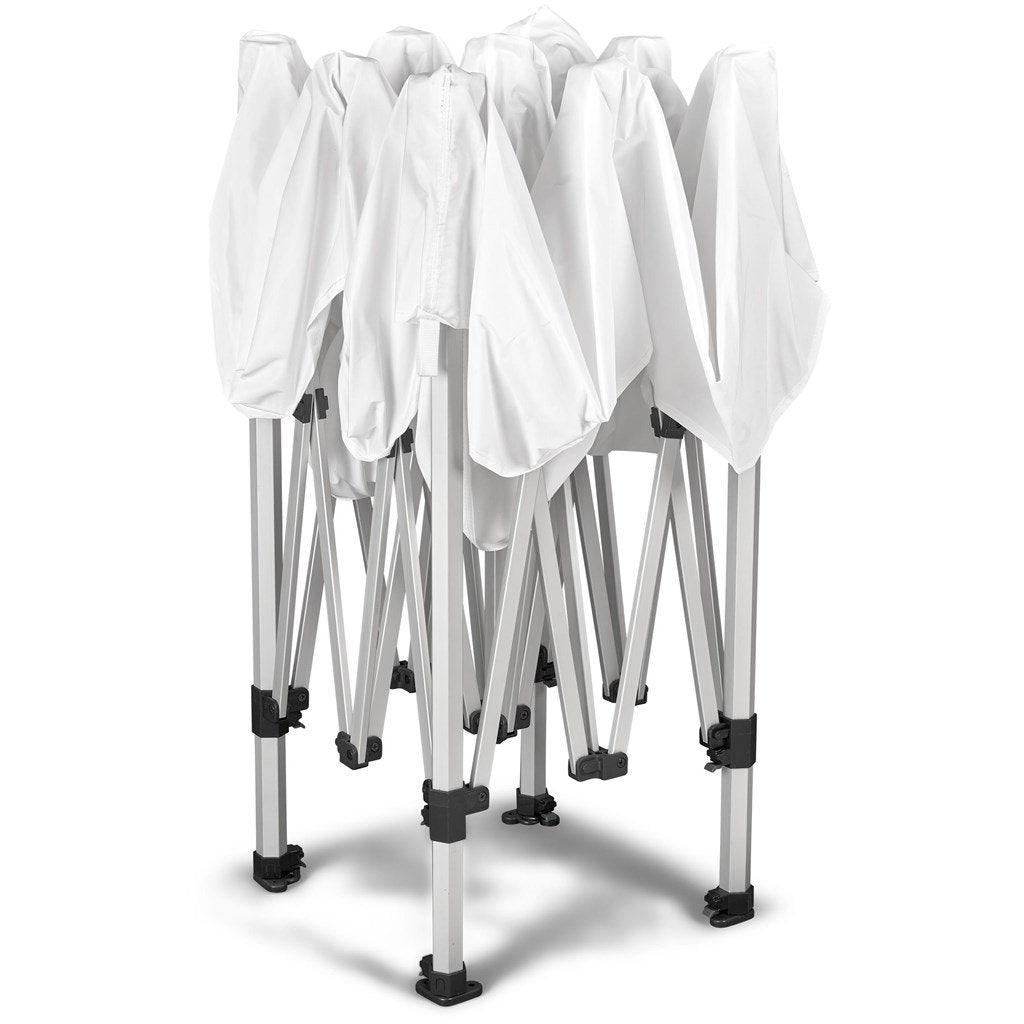 Ovation Sublimated Gazebo 2m X Petite Frame - 3 Half-Wall Skins - 1 Full Wall Skin - Canopies & Gazebos