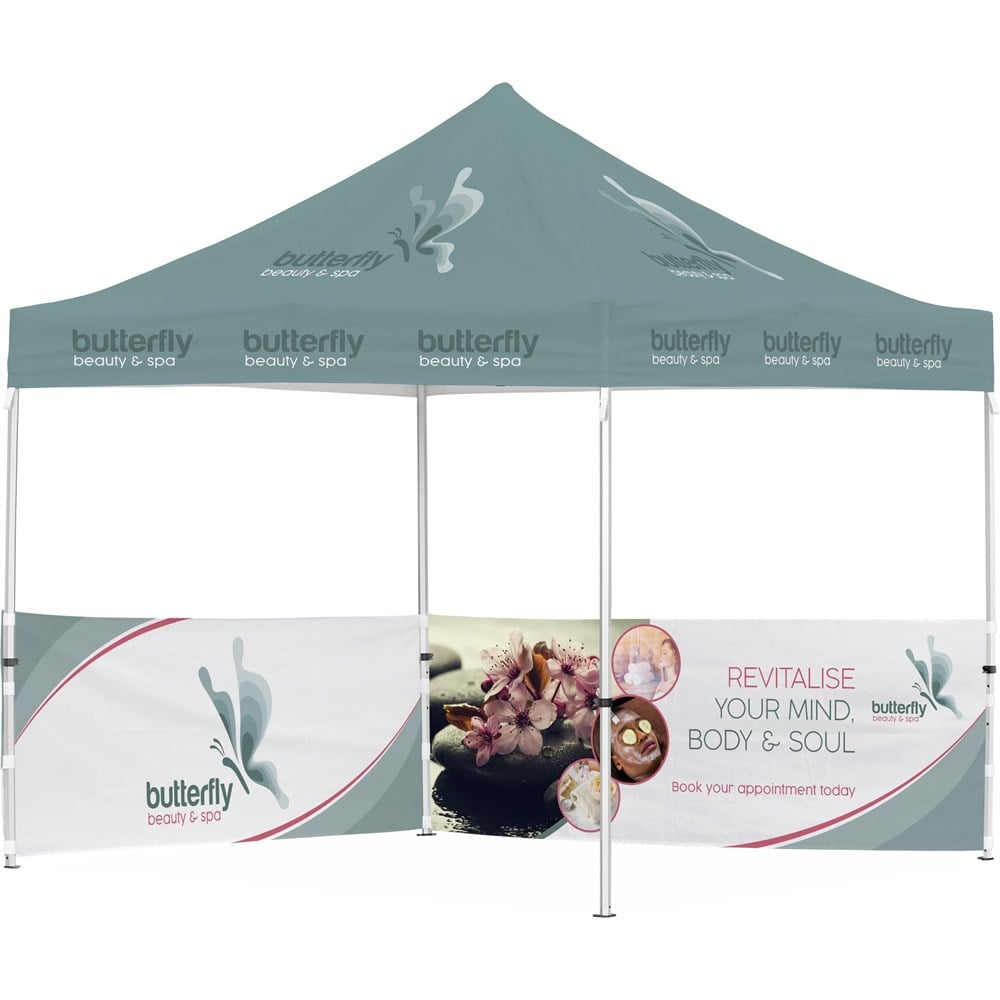 Ovation Sublimated Gazebo 3m X - 2 Half-Wall Skins - Canopies & Gazebos