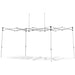 Ovation Sublimated Gazebo 4.5m X 3m - 2 Short Half-Wall Skins - Canopies & Gazebos