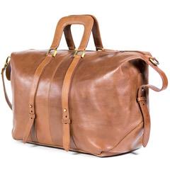 Overnight Leather Travel Duffel Bag-Duffel Bags