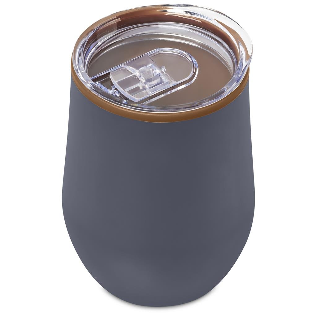 Ovolo Stainless Steel & Plastic Double-Wall Tumbler – 350ml - Travel Mugs and Tumblers,Drinkware