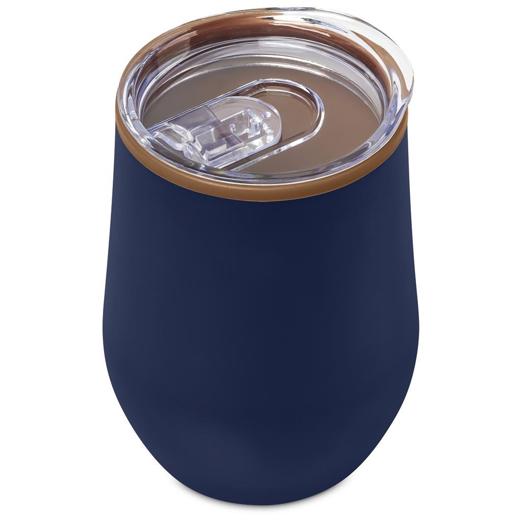Ovolo Stainless Steel & Plastic Double-Wall Tumbler – 350ml - Travel Mugs and Tumblers,Drinkware