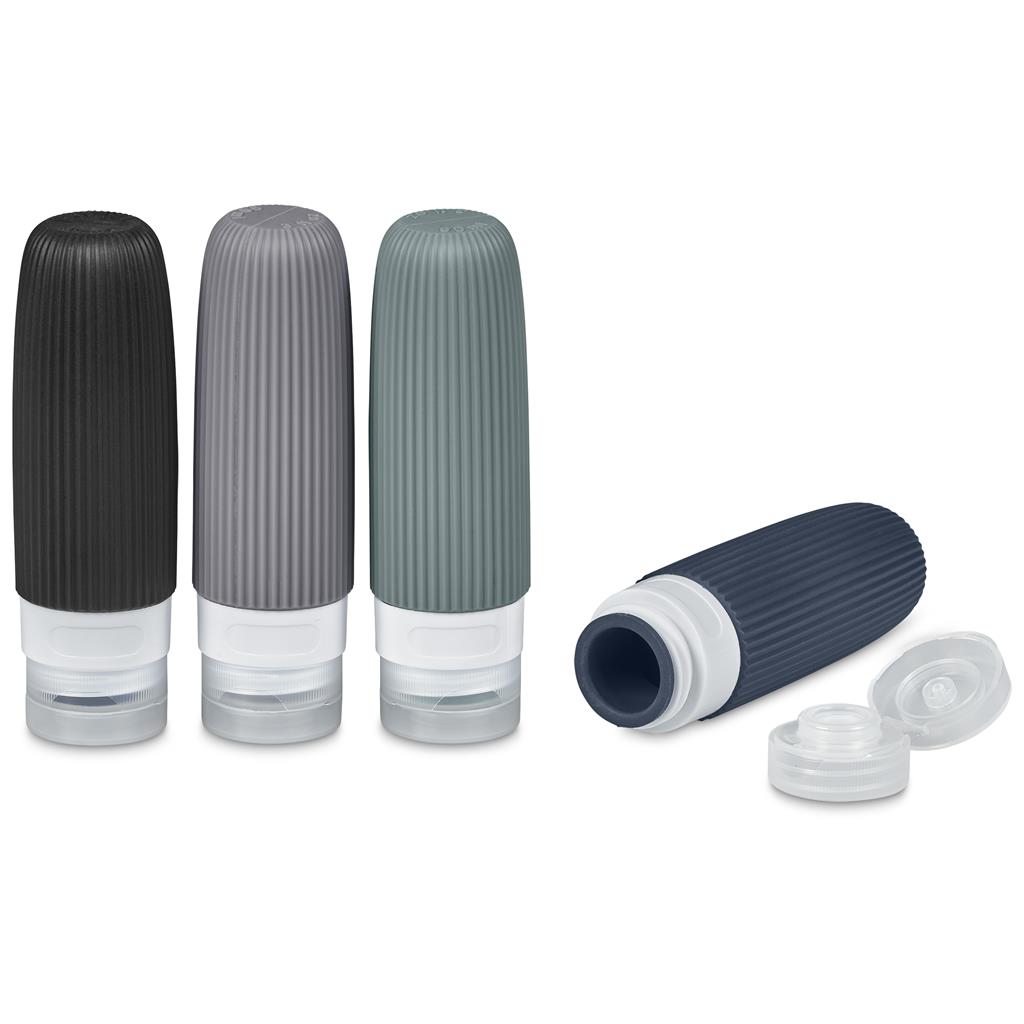 Pack Mate Silicone Travel Set TRANSPARENT - Accessories,Personal Care And Pamper,Travel Essentials,Personal Pamper