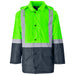 Hazard Padded Two-Tone Hi-Viz Reflective Jacket-2XL-Lime-L