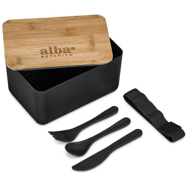 Pasuta Recycled Plastic & Bamboo Lunch Box - Foodware,Eco-Friendly,Bamboo Products,Ideas for Work,Recycled Coolers and Lunchware,Coolers