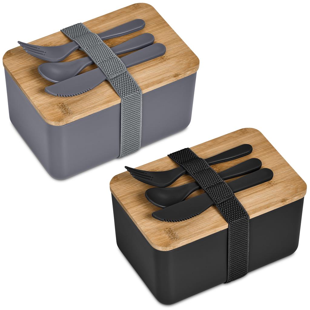 Pasuta Recycled Plastic & Bamboo Lunch Box - Foodware,Eco-Friendly,Bamboo Products,Ideas for Work,Recycled Coolers and Lunchware,Coolers
