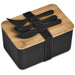 Pasuta Recycled Plastic & Bamboo Lunch Box - Foodware,Eco-Friendly,Bamboo Products,Ideas for Work,Recycled Coolers and Lunchware,Coolers