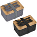 Pasuta Recycled Plastic & Bamboo Lunch Box - Foodware,Eco-Friendly,Bamboo Products,Ideas for Work,Recycled Coolers and Lunchware,Coolers