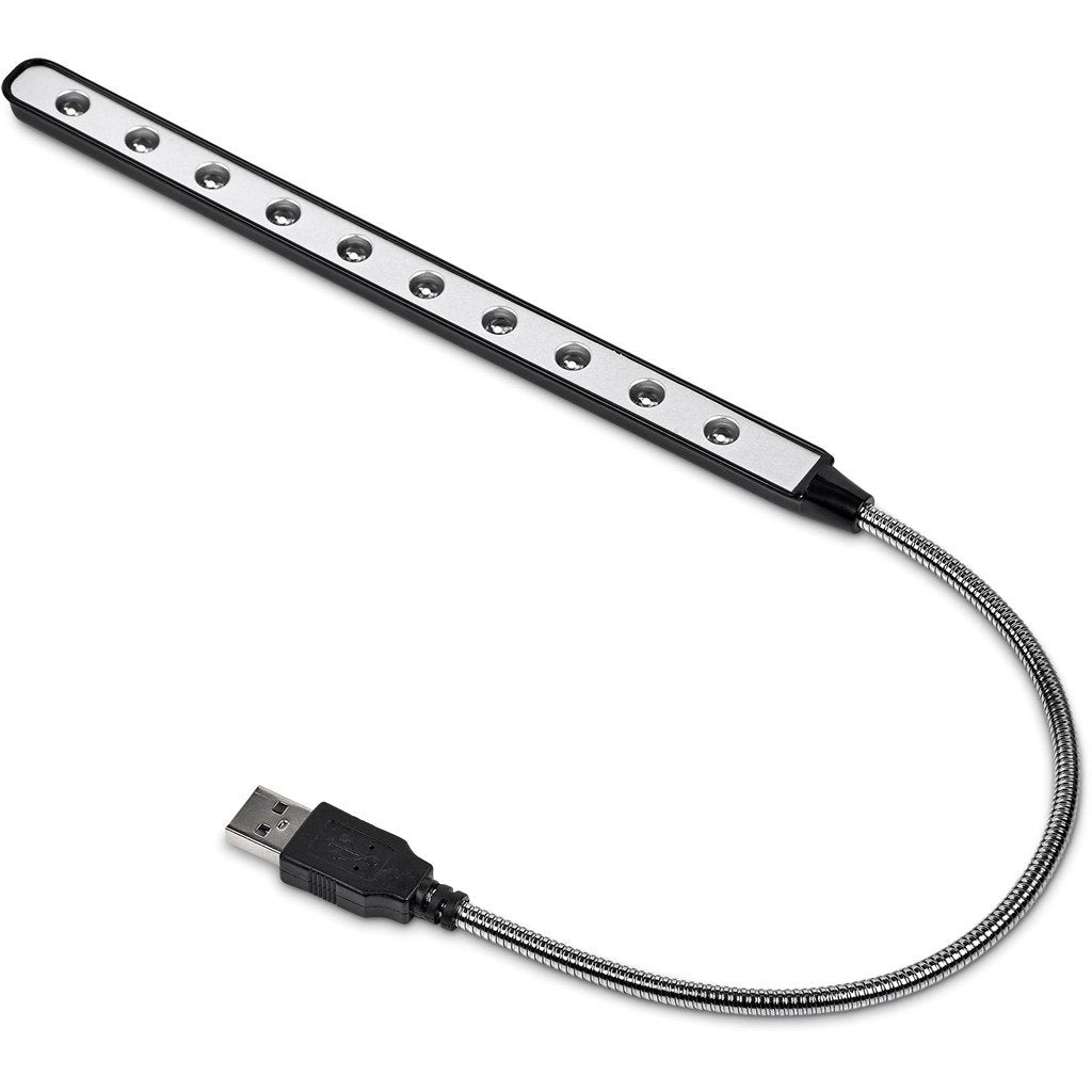 Pelican USB Lamp BLACK - Desktop Mobile Accessories,Travel Essentials,Ideas for Loadshedding,Tech Accessories