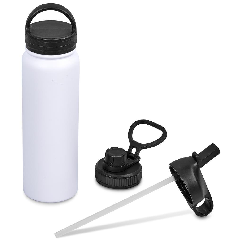 Pemba Exchangeable Lids Bottle Gift Set SOLID WHITE - Sets,Drinkware Sets