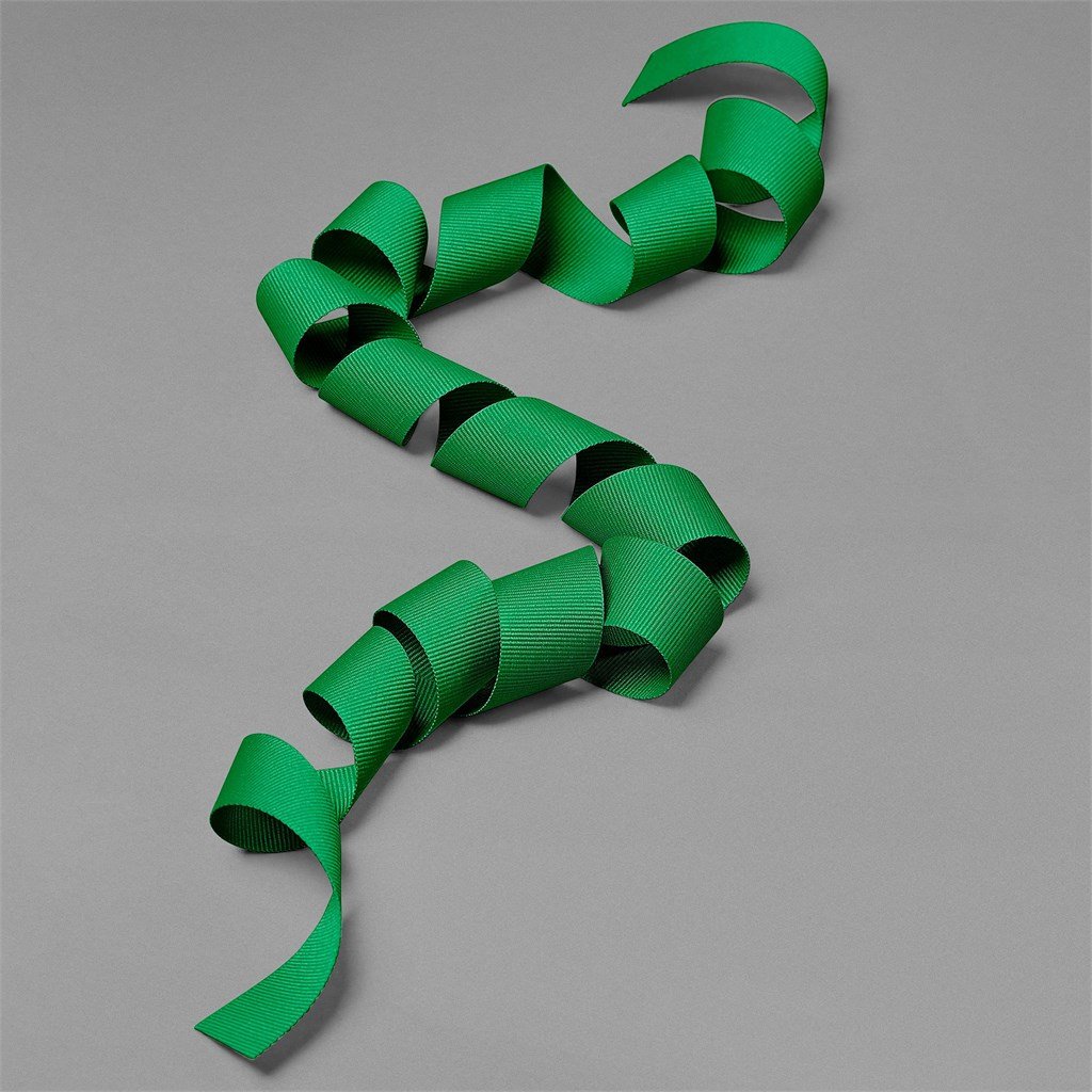 Petersham Ribbon (Unbranded) - 1.3m DARK GREEN - Fillers And Tissue Paper