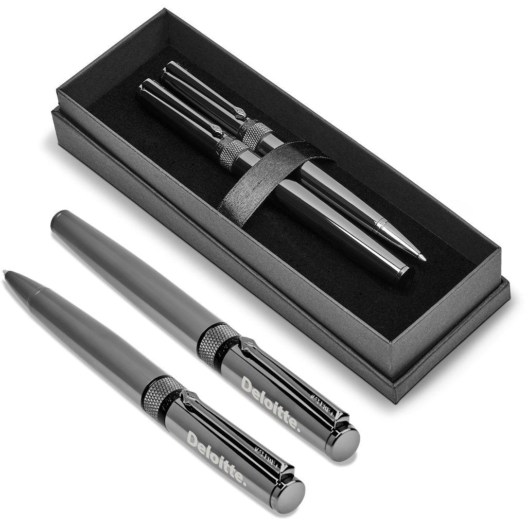 Phenom Ball Pen & Rollerball Set Gun Metal / GM - Pens
