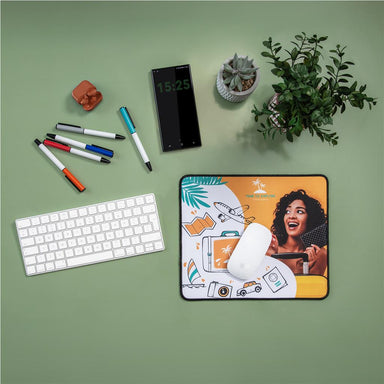 Platformer Jumbo Sublimation Mouse Pad SOLID WHITE - Pads and Desk Mats,Ideas for Work,Tech Accessories