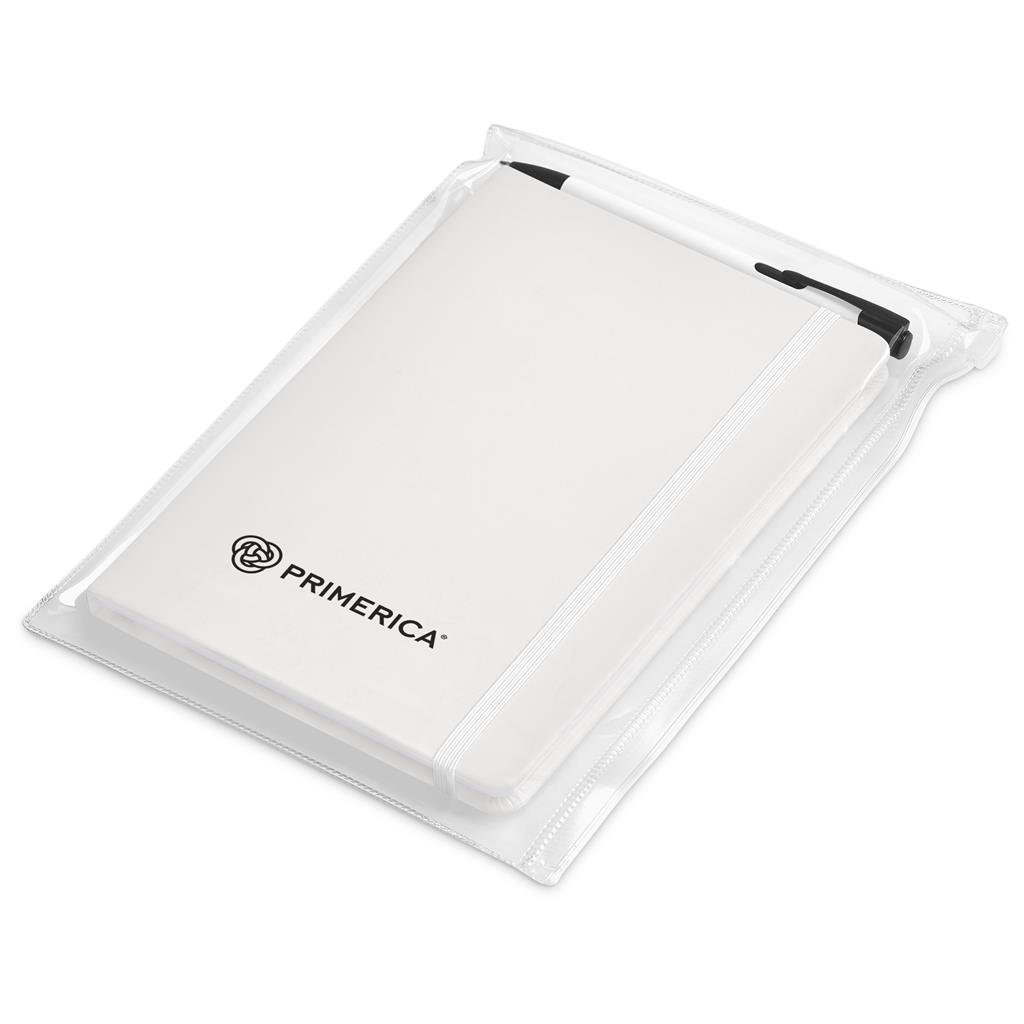 Powell Notebook & Pen Set SOLID WHITE - Sets,Notebook Sets