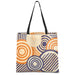 Pre-Printed Sample Custom Footloose RPET Stitch-Bond Shopper BLACK - and Tote Bags