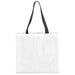 Pre-Printed Sample Custom Footloose RPET Stitch-Bond Shopper BLACK - and Tote Bags