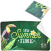 Pre-Printed Sample Custom Hula Beach Towel - Single Sided SOLID WHITE - and Outdoor