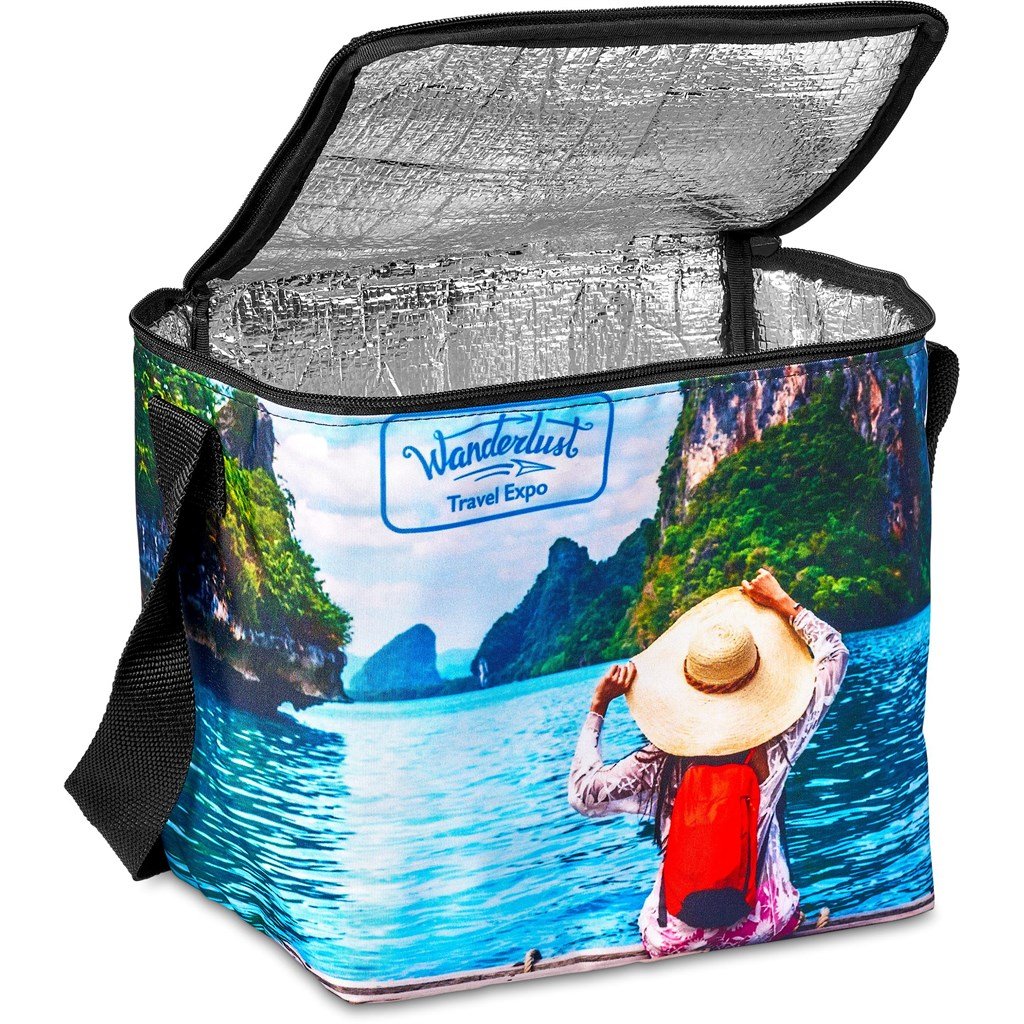 Pre-Printed Sample Custom Hydro 12-Can Cooler BLACK - Coolers and Lunchware