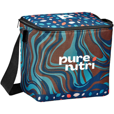 Pre-Printed Sample Custom Hydro 12-Can Cooler BLACK - Coolers and Lunchware