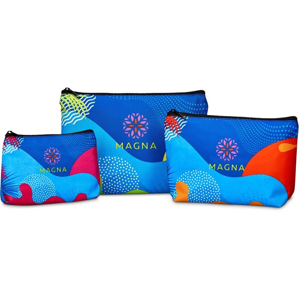 Pre-Printed Sample Custom Kosi Maxi Toiletry Bag BLACK - and Cosmetic Bags