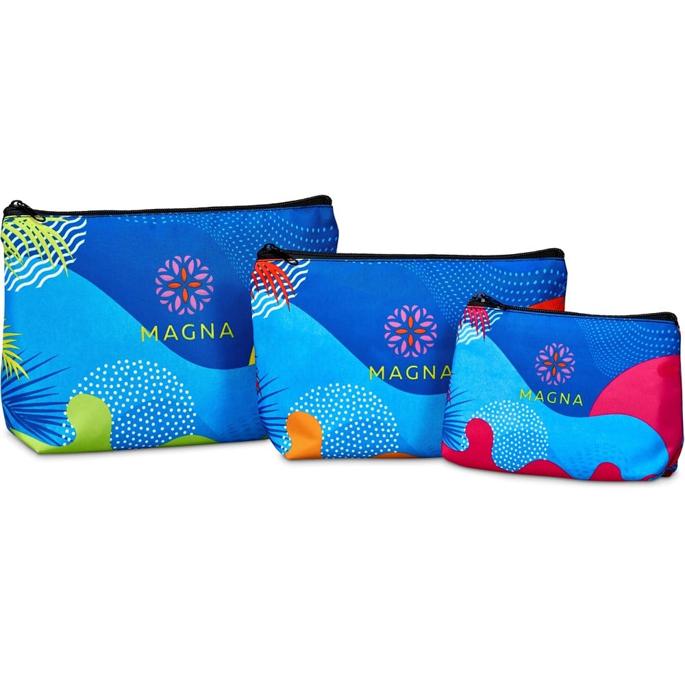Pre-Printed Sample Custom Kosi Mini Toiletry Bag BLACK - and Cosmetic Bags