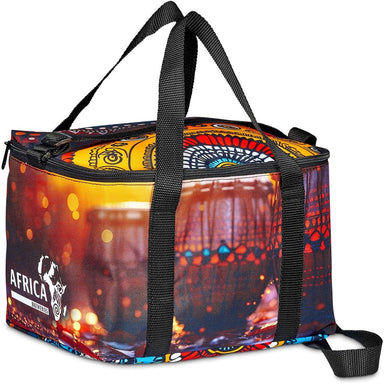 Pre-Printed Sample Custom Kruger Polyester 12-Can Cooler BLACK - Coolers and Lunchware