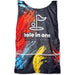 Pre-Printed Sample Custom League Caddy Bib SOLID WHITE - Sports and Fitness