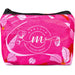 Pre-Printed Sample Custom Leanne Recycled PET Stitch-Bond Mini Toiletry Bag BLACK - and Cosmetic Bags