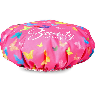 Pre-Printed Sample Custom Maple Shower Cap SOLID WHITE - Personal Care and Pamper Gifts