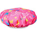 Pre-Printed Sample Custom Maple Shower Cap SOLID WHITE - Personal Care and Pamper Gifts