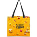 Pre-Printed Sample Custom Menlyn Recycled PET Stitch-Bond Shopper BLACK - and Tote Bags