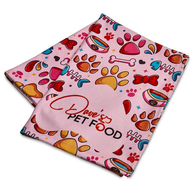 Pre-Printed Sample Custom Nala Polyester Pet Blanket SOLID WHITE - Accessories