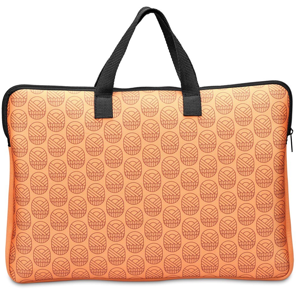 Pre-Printed Sample Custom Neoprene 15.6-inch Cloud Laptop Sleeve BLACK - Tech Sleeves