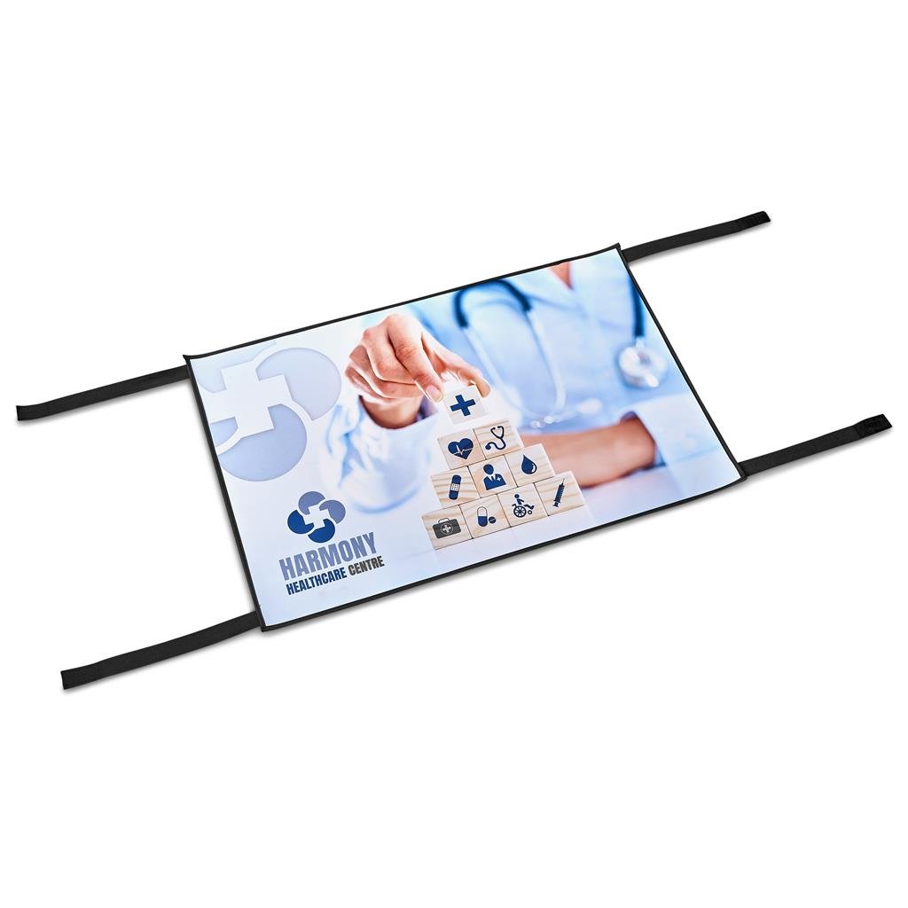 Pre-Printed Sample Custom Pharma Bed & Foot Protector BLACK - Personal Care and Pamper Gifts