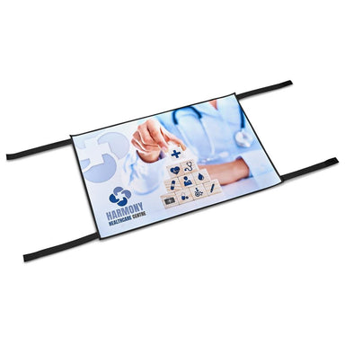 Pre-Printed Sample Custom Pharma Bed & Foot Protector BLACK - Personal Care and Pamper Gifts