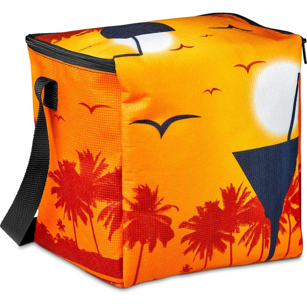 Pre-Printed Sample Custom Quebec Recycled PET 12 Can Cooler BLACK - Coolers and Lunchware