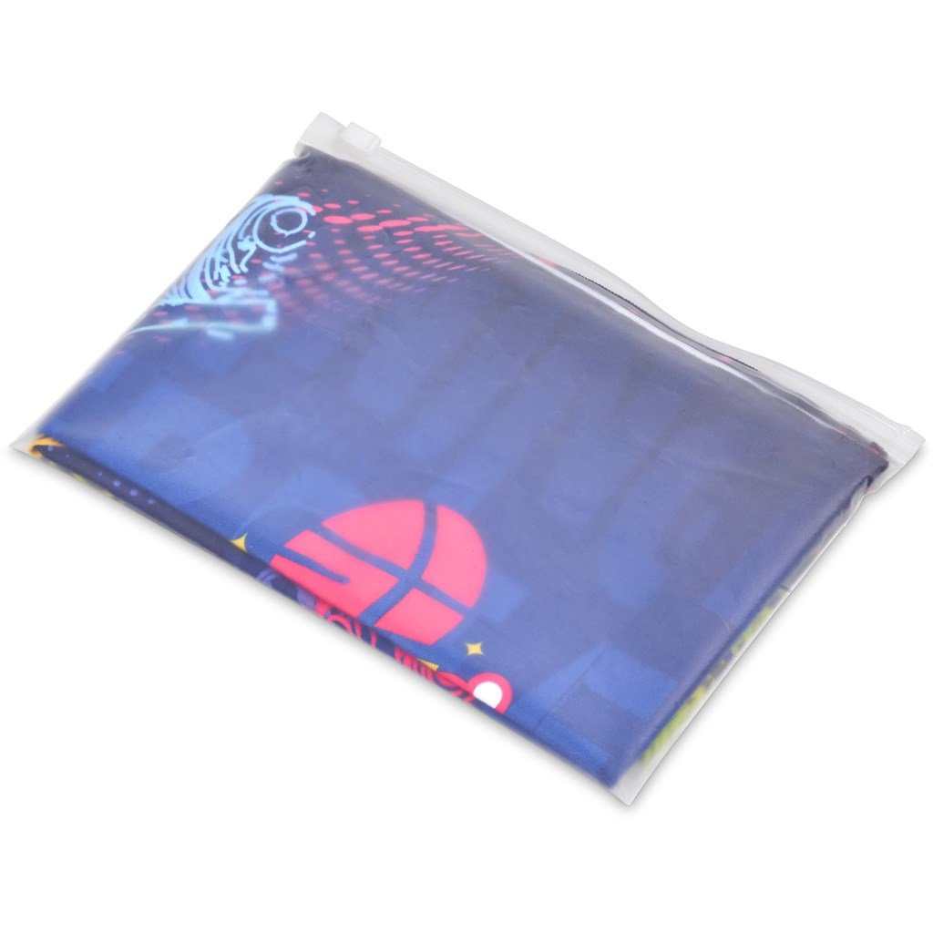 Pre-Printed Sample Custom Relay Sports Towel - Single Sided SOLID WHITE - and Fitness