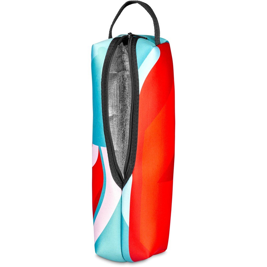 Pre-Printed Sample Custom Robertson Neoprene Wine Cooler BLACK - Coolers and Lunchware