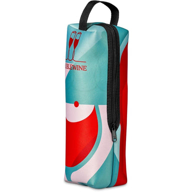 Pre-Printed Sample Custom Robertson Neoprene Wine Cooler BLACK - Coolers and Lunchware