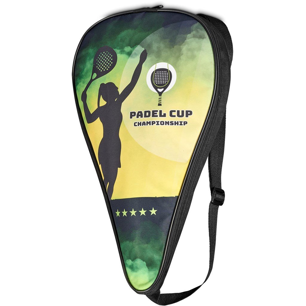 Pre-Printed Sample Custom Shift Padel Bag BLACK - Sports and Fitness
