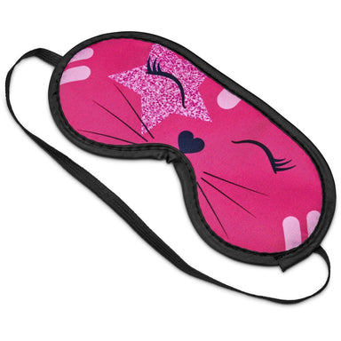 Pre-Printed Sample Custom Sleeptight Eye Mask BLACK - Personal Care and Pamper Gifts