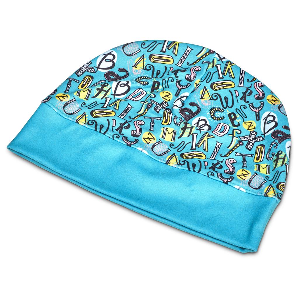 Pre-Printed Sample Custom Snowflake Polar Fleece Beanie BLACK - Beanies and Scarves
